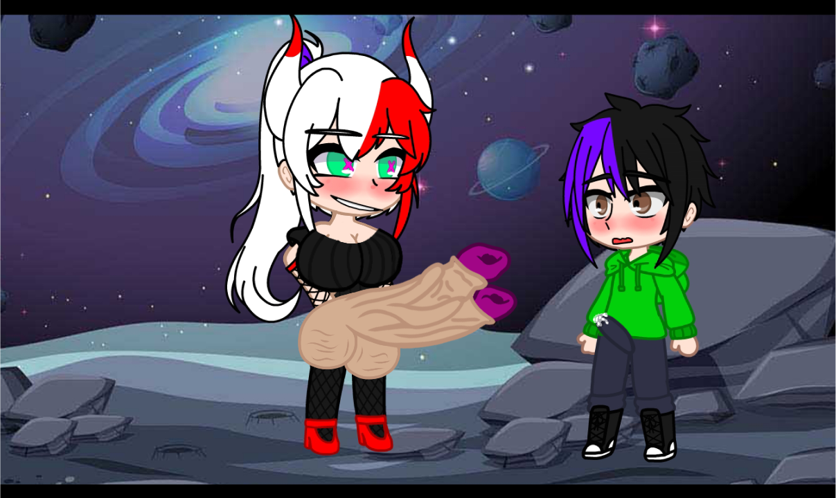 Ela tem dois Pau grande