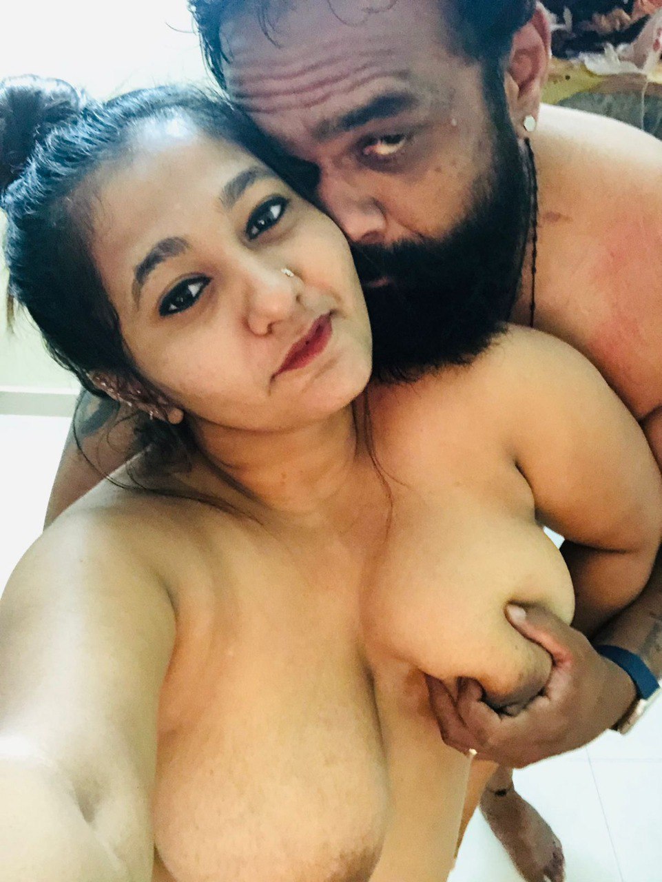 Desi Aunty With Boyfriend