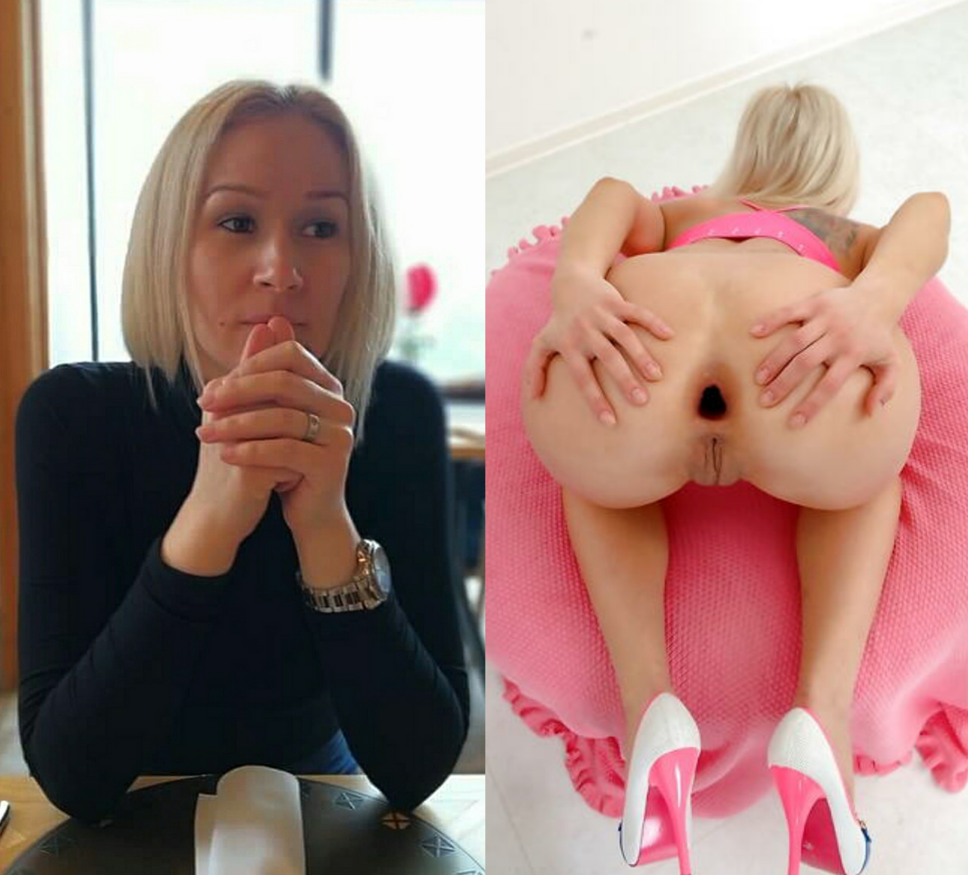 blonde doggystyle gaping anal pics