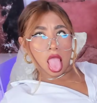 The girls made faces like dogs