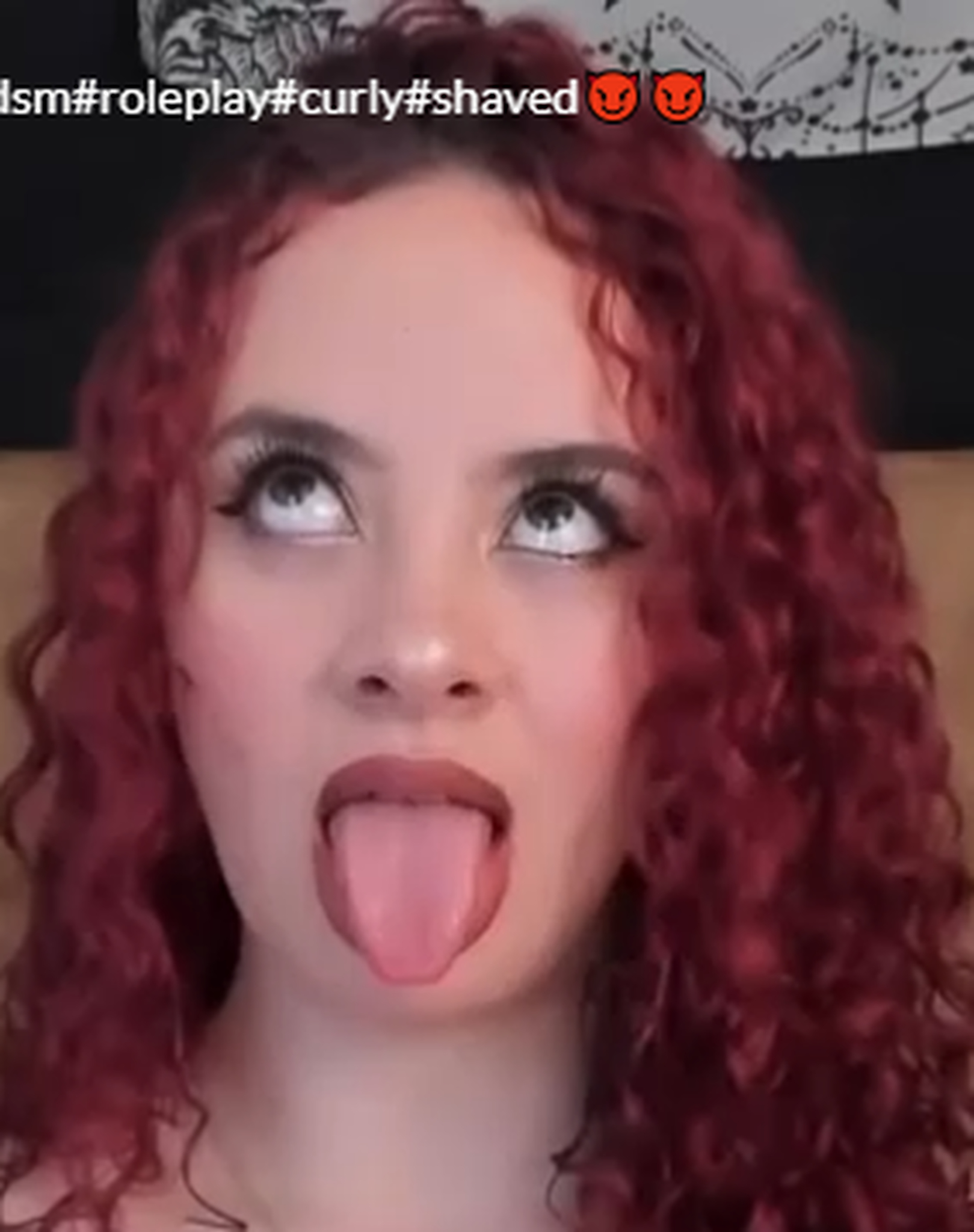 The girls made faces like dogs