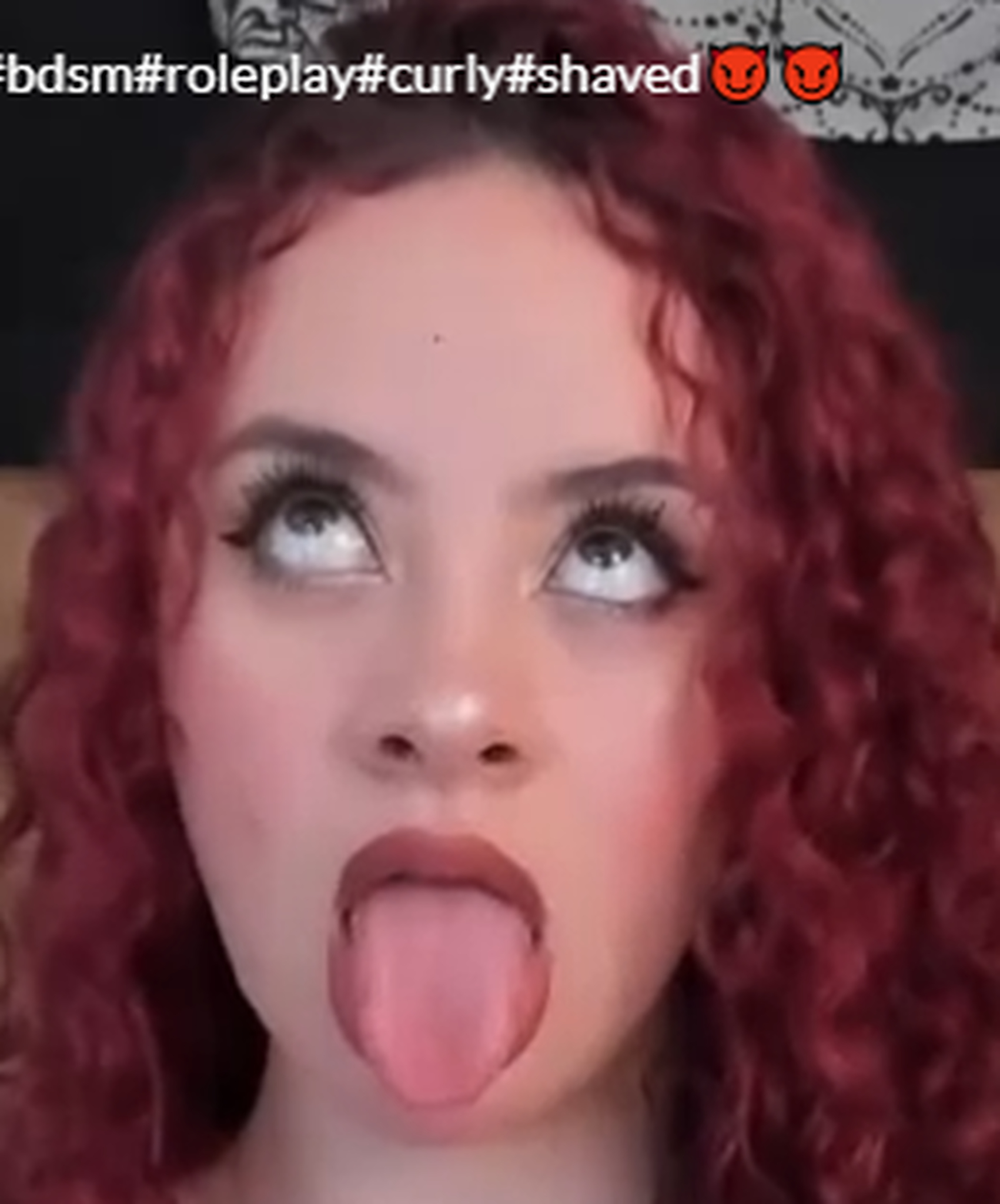 The girls made faces like dogs