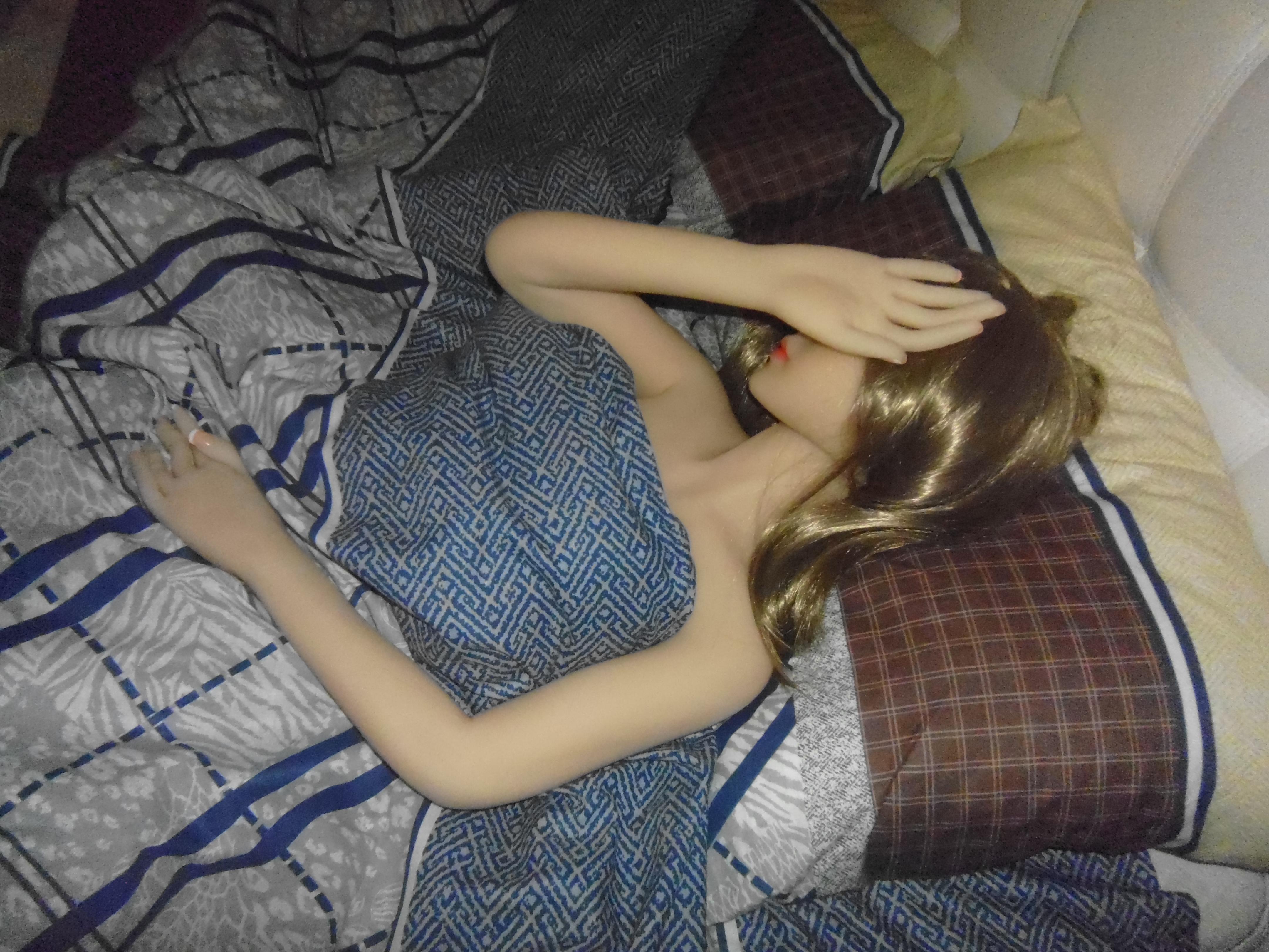 Nomi want to sleep, but must do HJ to horny roommate.