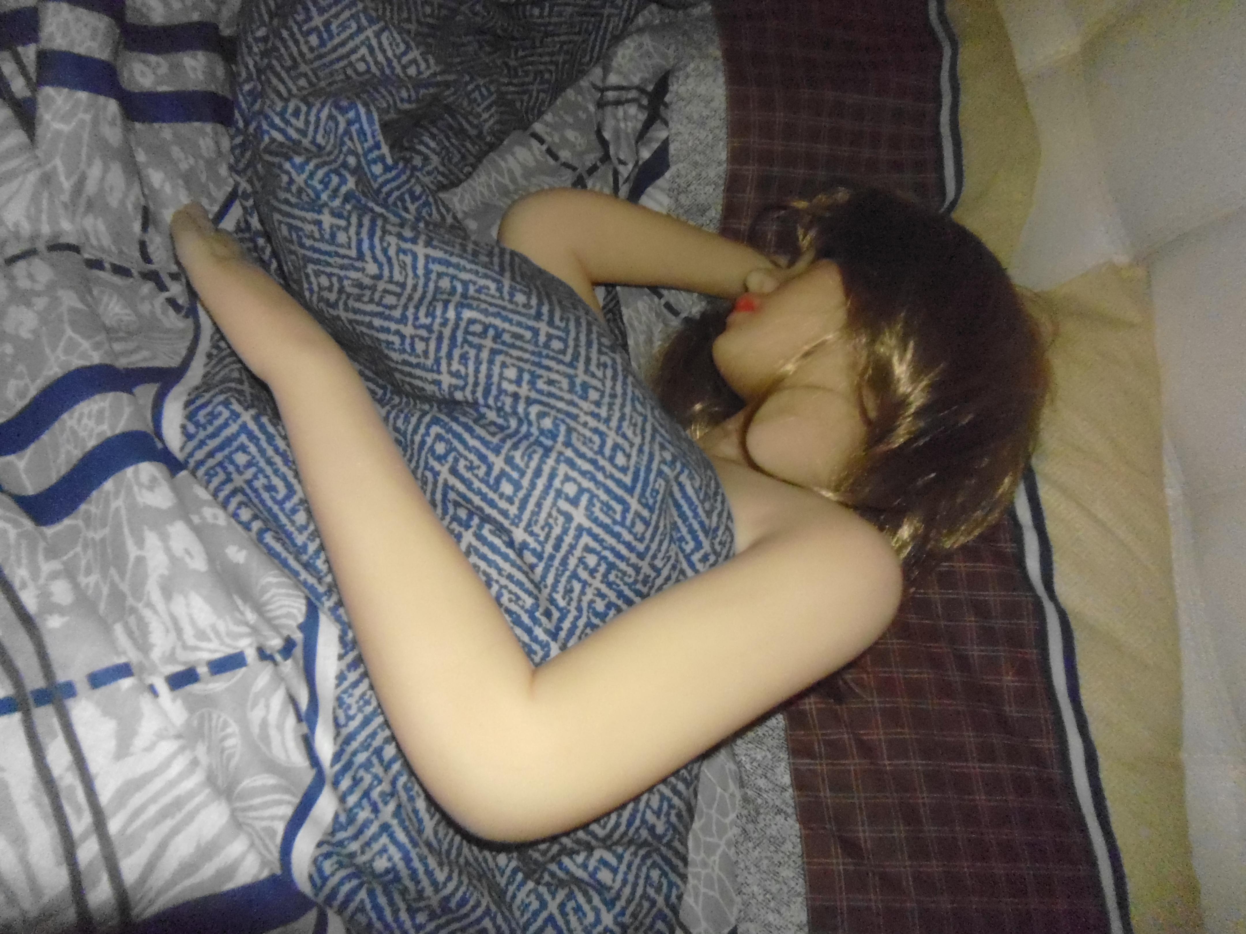 Nomi want to sleep, but must do HJ to horny roommate.