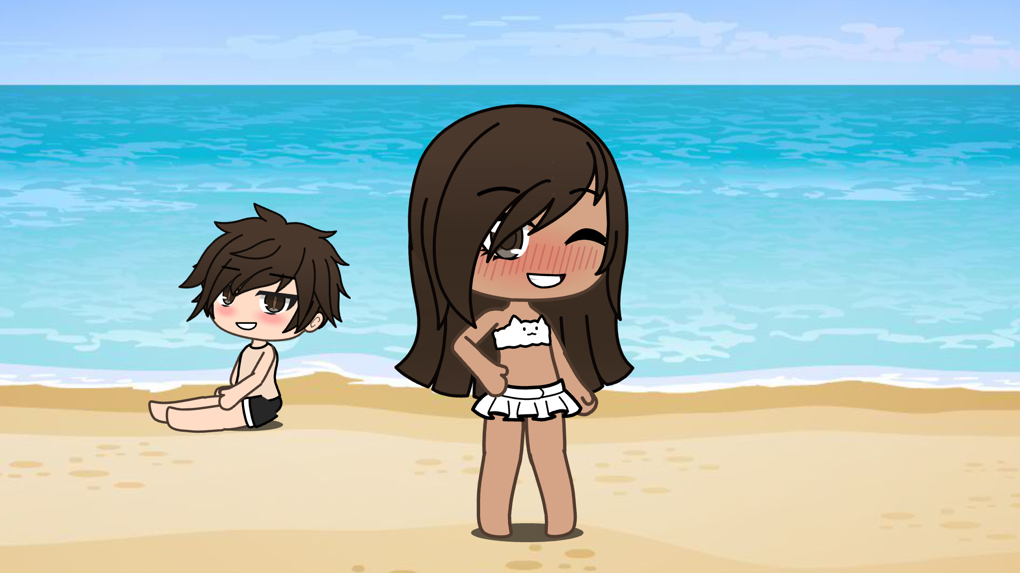 Keesa & I got horny at the beach~