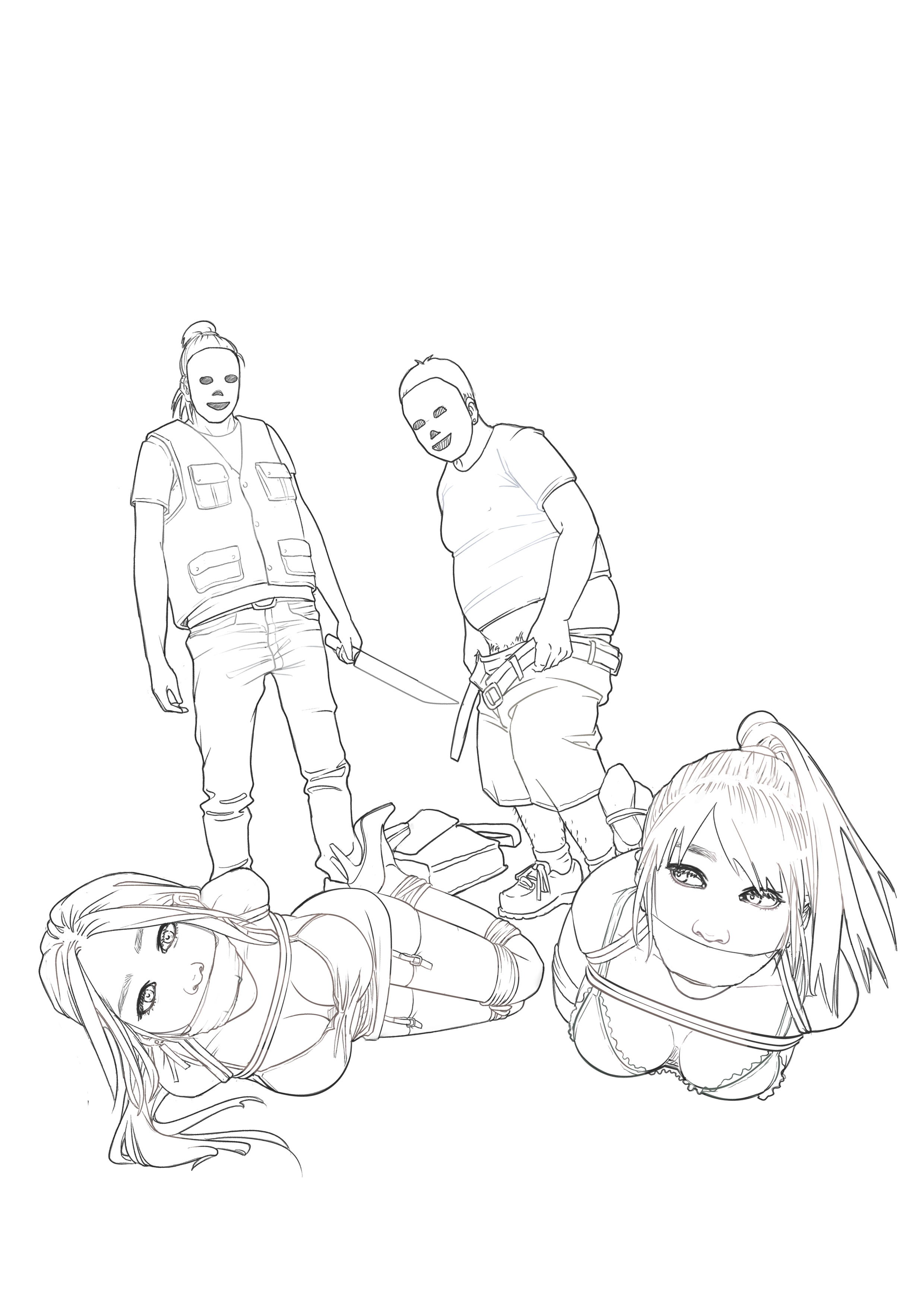 Kinky TS and girl couple 3