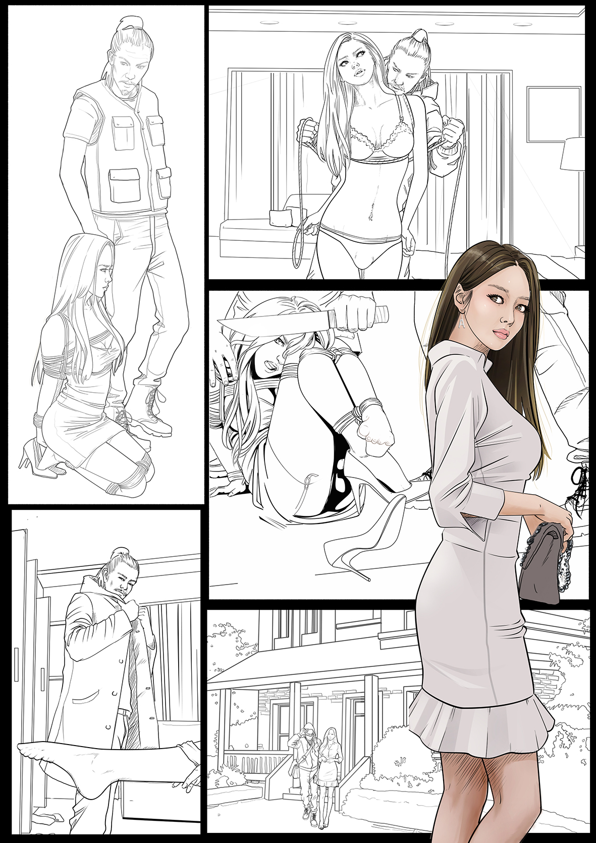 Kinky TS and girl couple 5