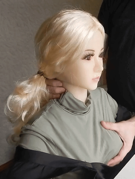 Blonde maid passes advanced job-interview. (some GIFs)