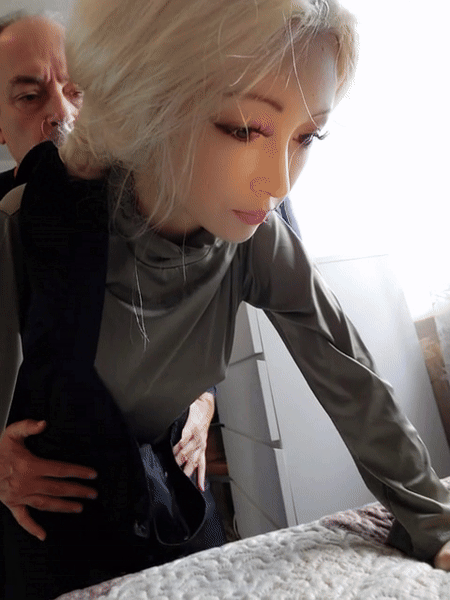 Blonde maid passes advanced job-interview. (some GIFs)