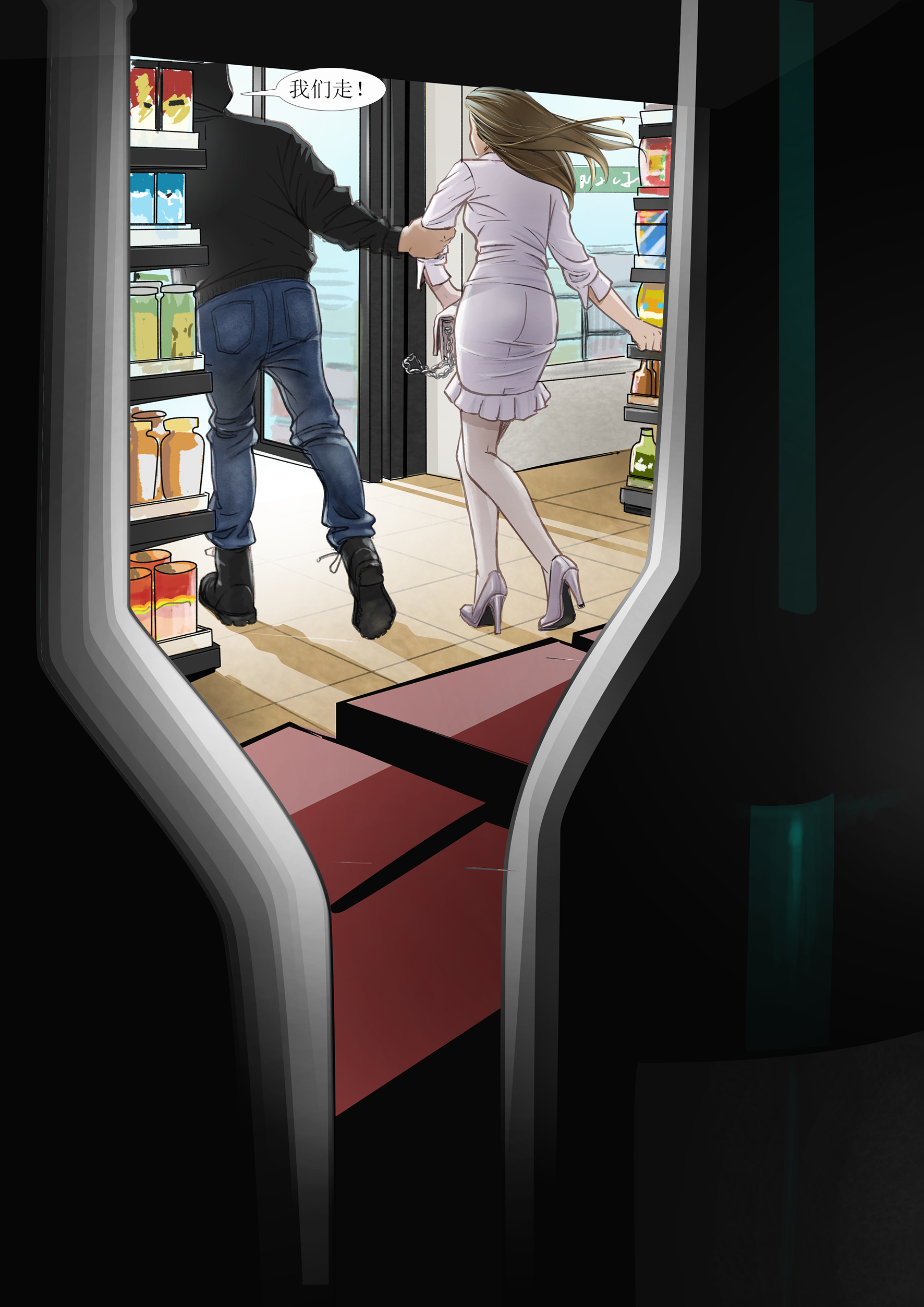 Kinky TS and girl couple 6