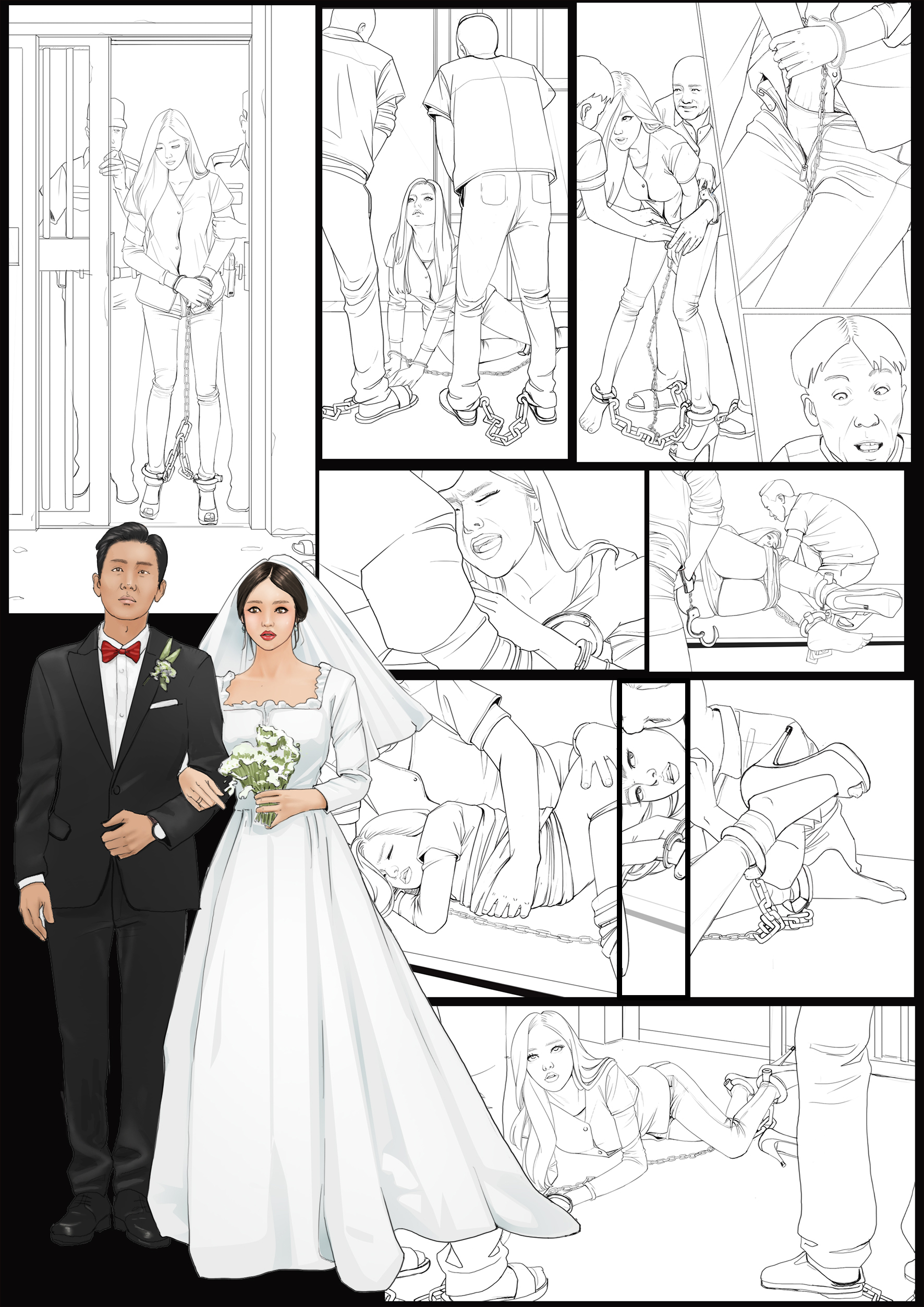 Kinky TS and girl couple 10