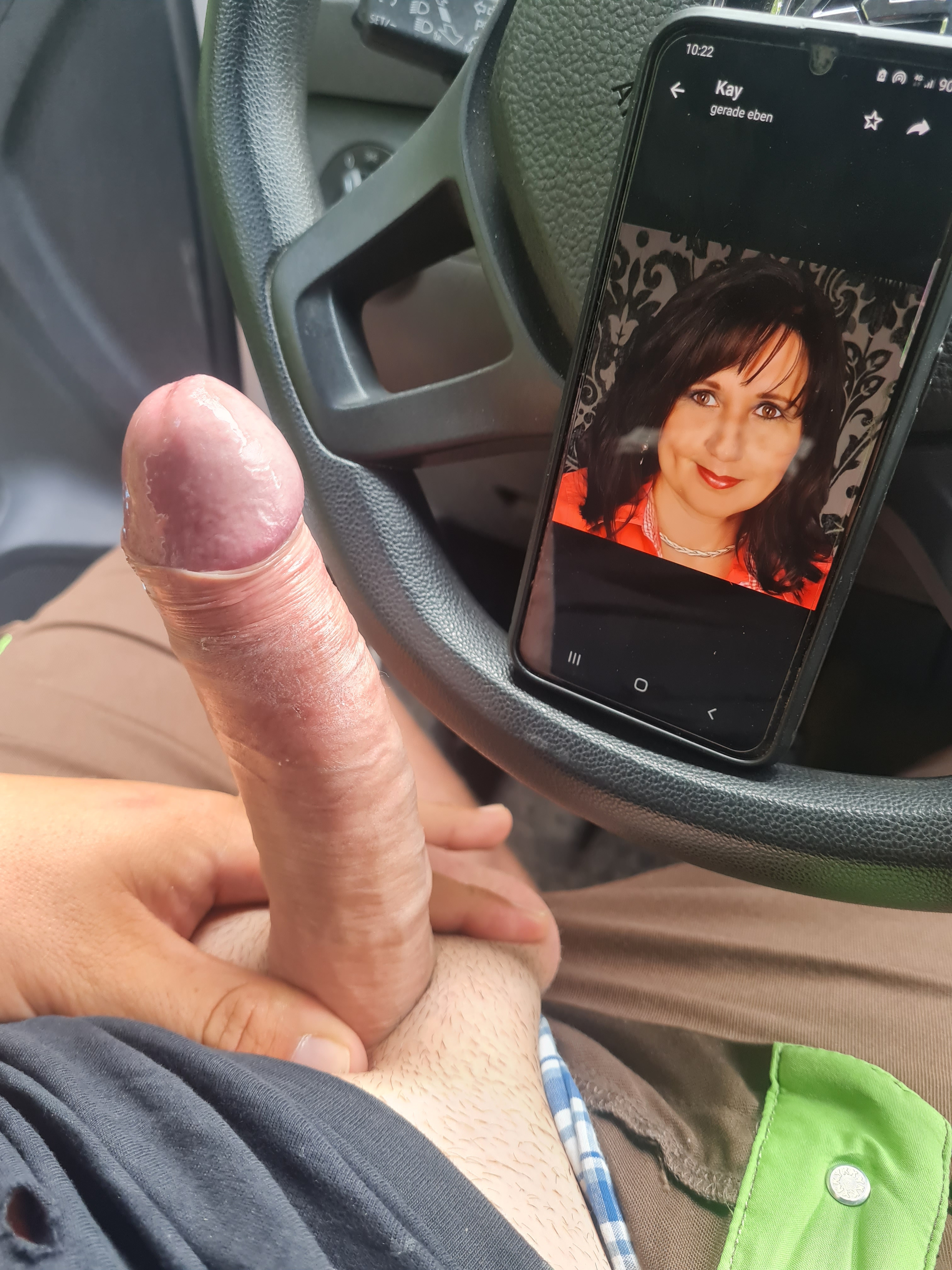 Sexy MILF milks hundreds of cocks with just her eyes