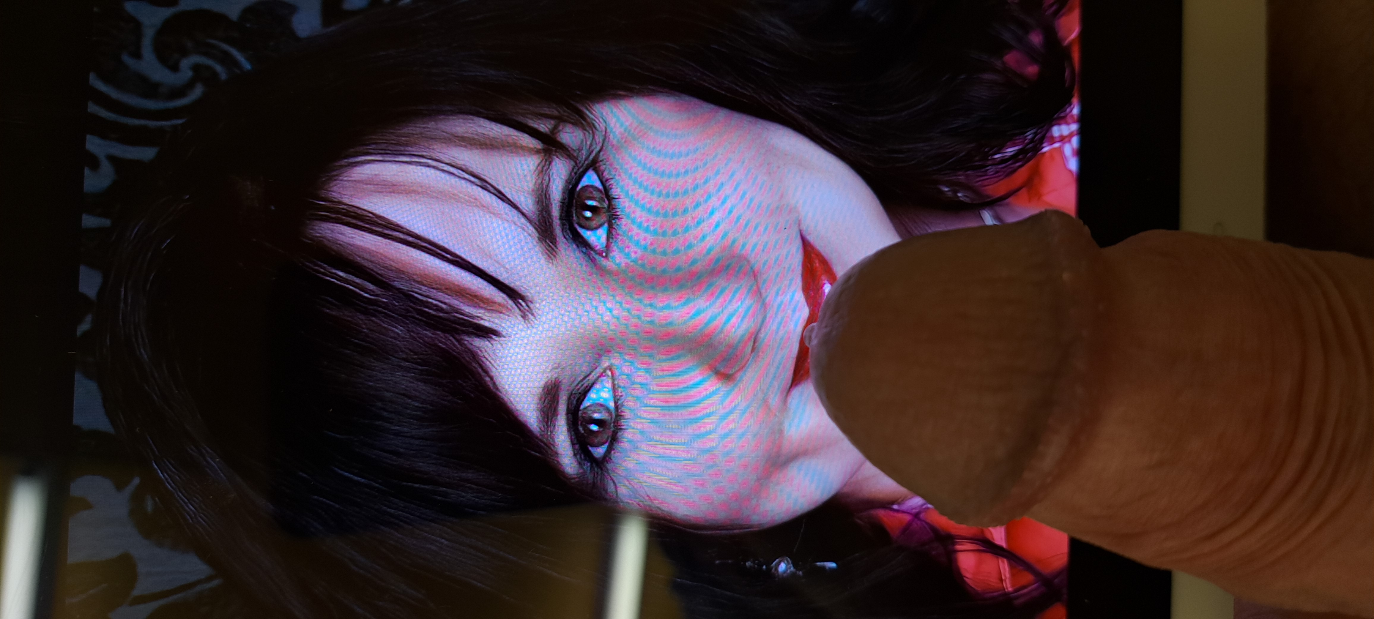 Sexy MILF milks hundreds of cocks with just her eyes