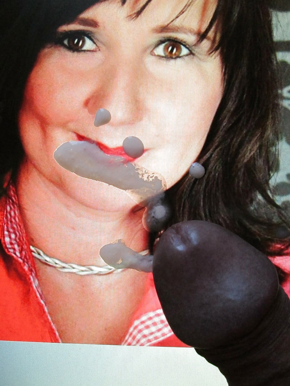 Sexy MILF milks hundreds of cocks with just her eyes