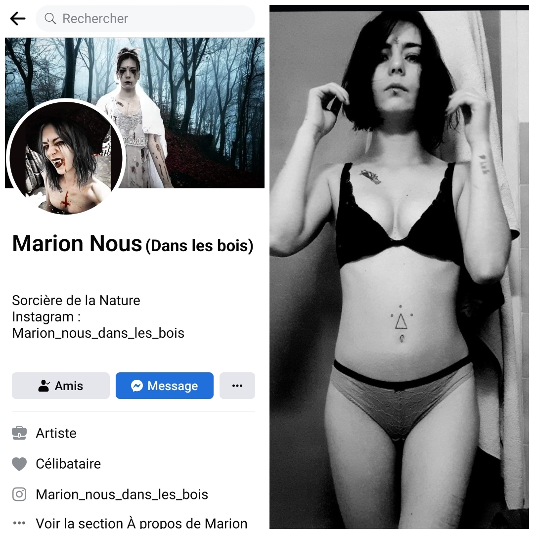 Marion 18y has daddy issues so she strips naked online