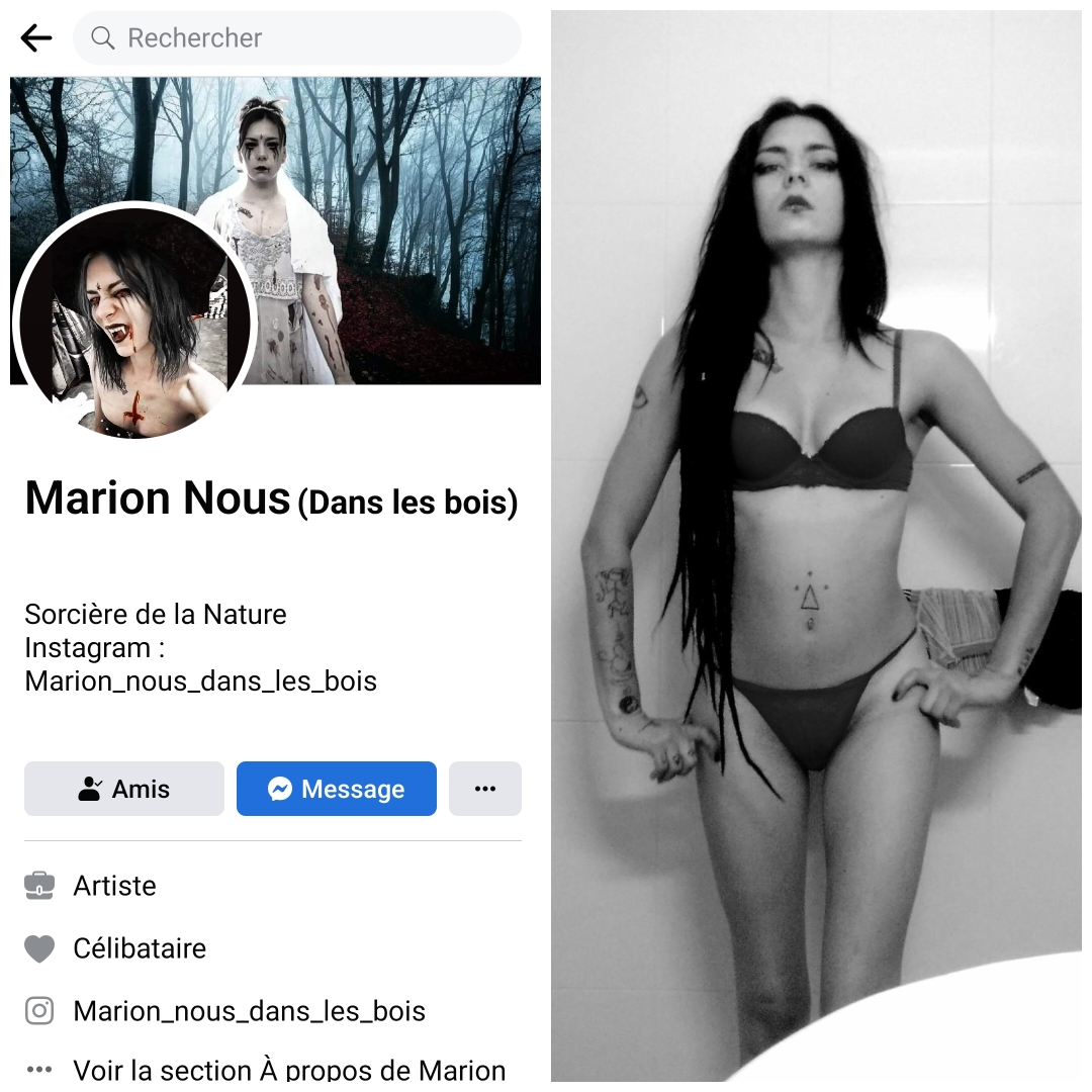 Marion 18y has daddy issues so she strips naked online