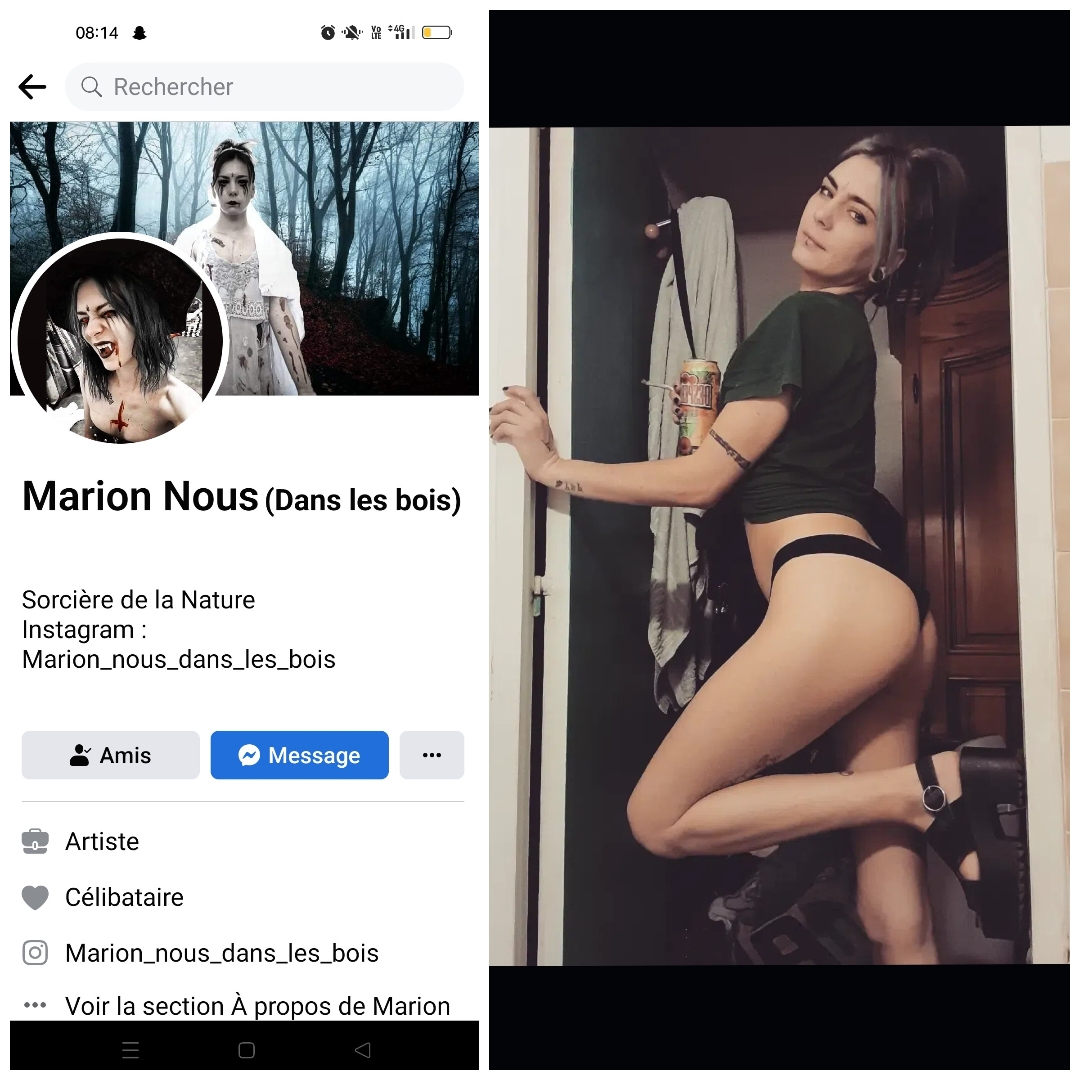 Marion 18y has daddy issues so she strips naked online