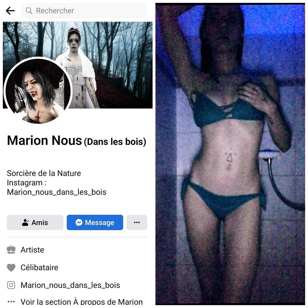 Marion 18y has daddy issues so she strips naked online