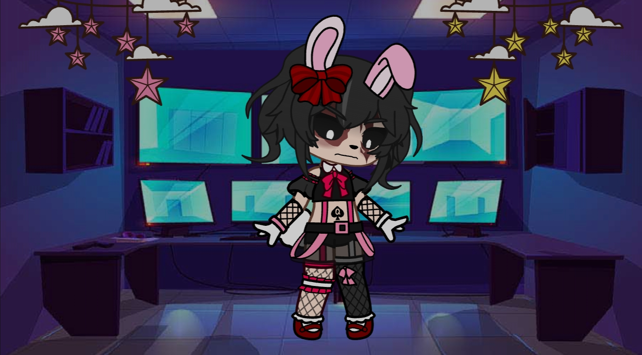 ~Cassidy dressed as a bunny in heat~