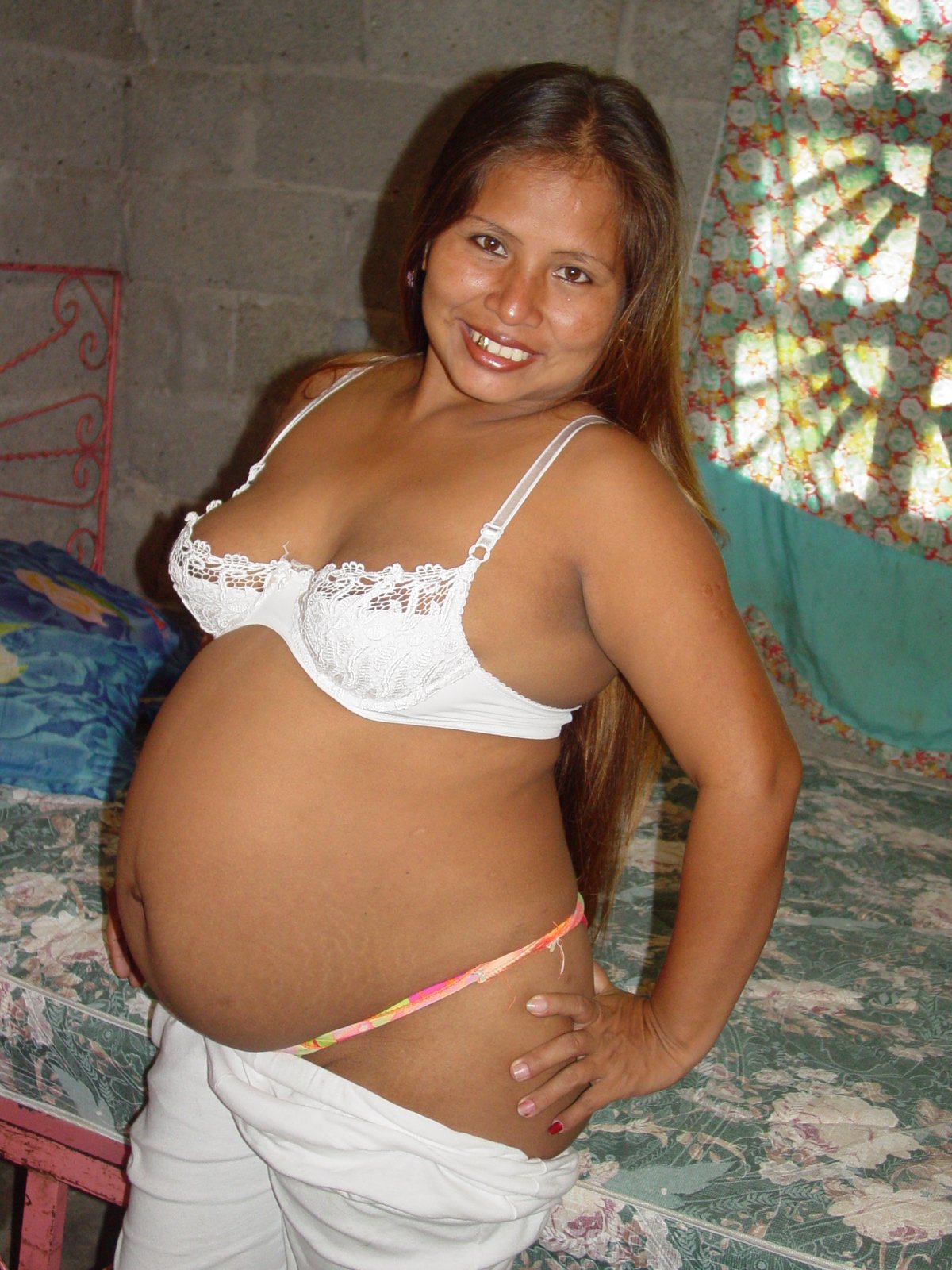 pregnant with milky tits