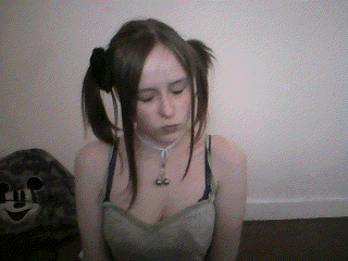 Girls in pigtails or a ponytail