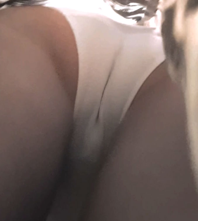 My mom under the skirt