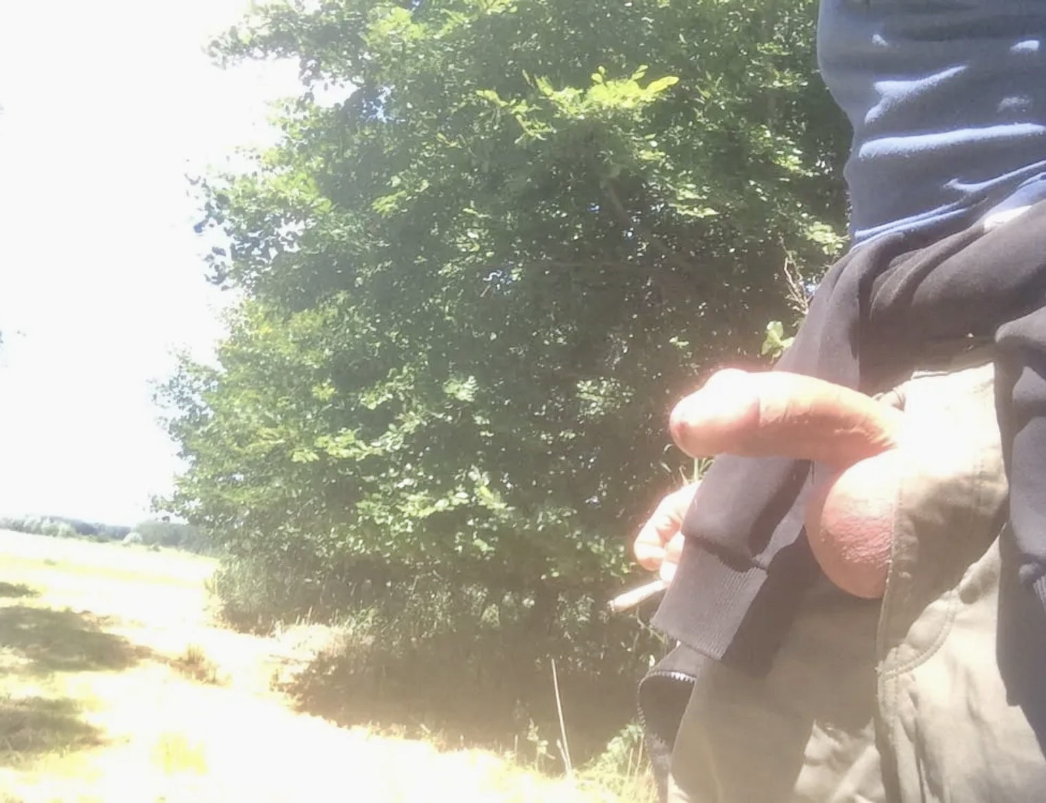 2018 My cock outdoors tried to get seen by somebody