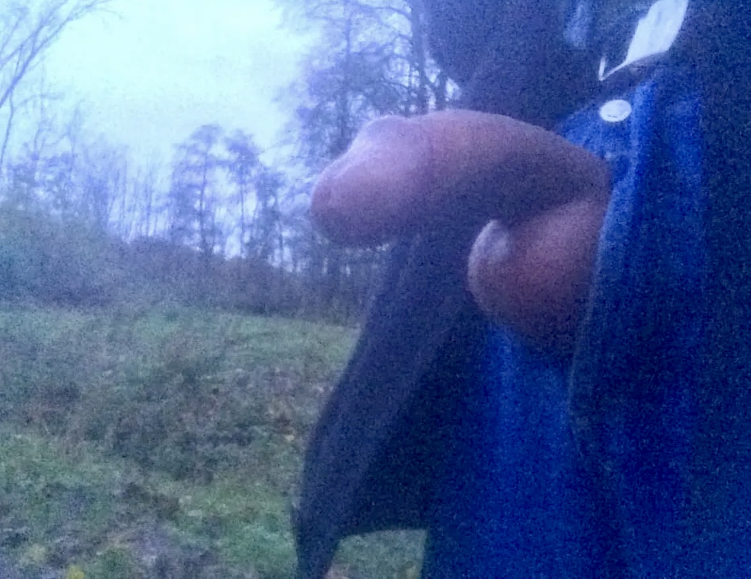 2018 My cock outdoors tried to get seen by somebody