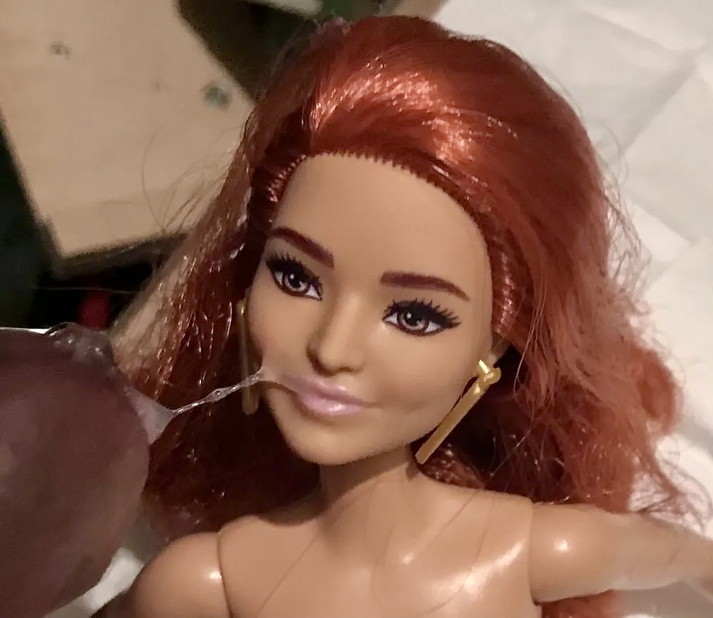 2021 redhead Barbie cumshot facials