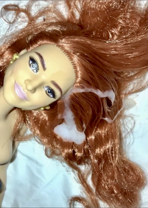 2021 redhead Barbie cumshot facials