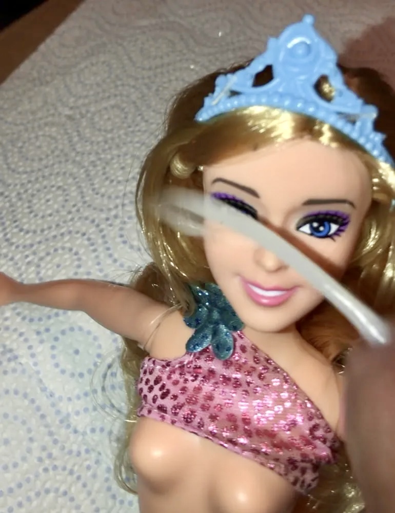 2021 Mermaid Barbie doll cumshot