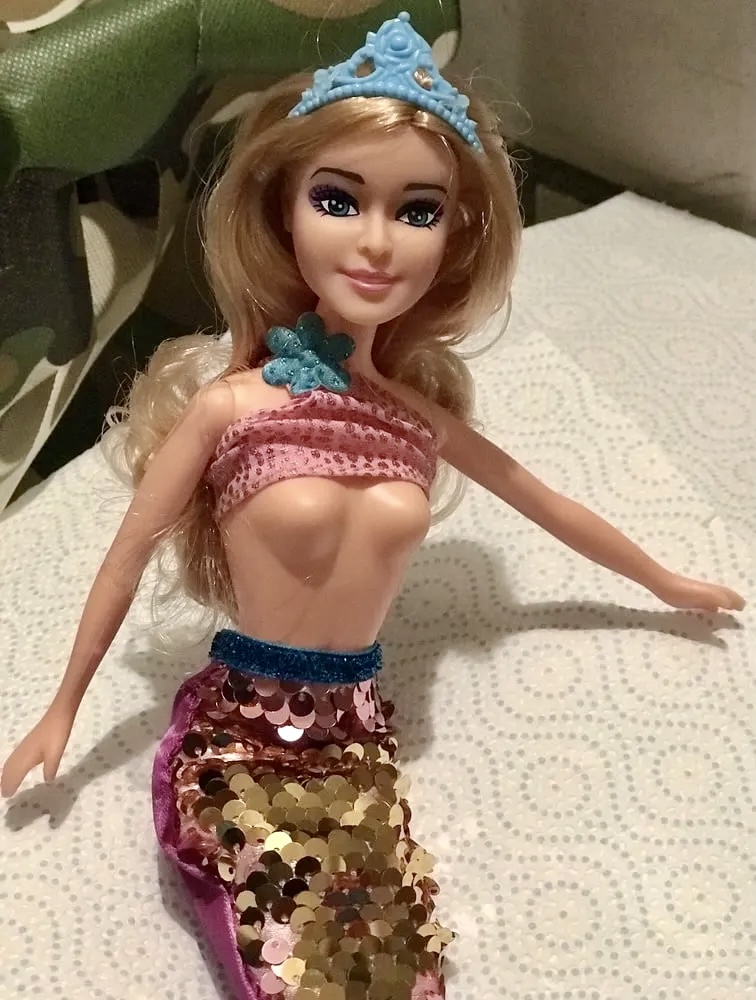 2021 Mermaid Barbie doll cumshot