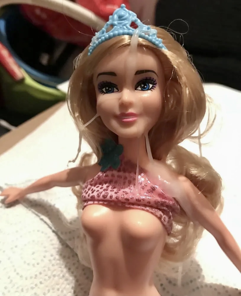 2021 Mermaid Barbie doll cumshot