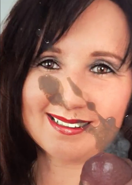 Pretty Mikayla receives some facial cumshots