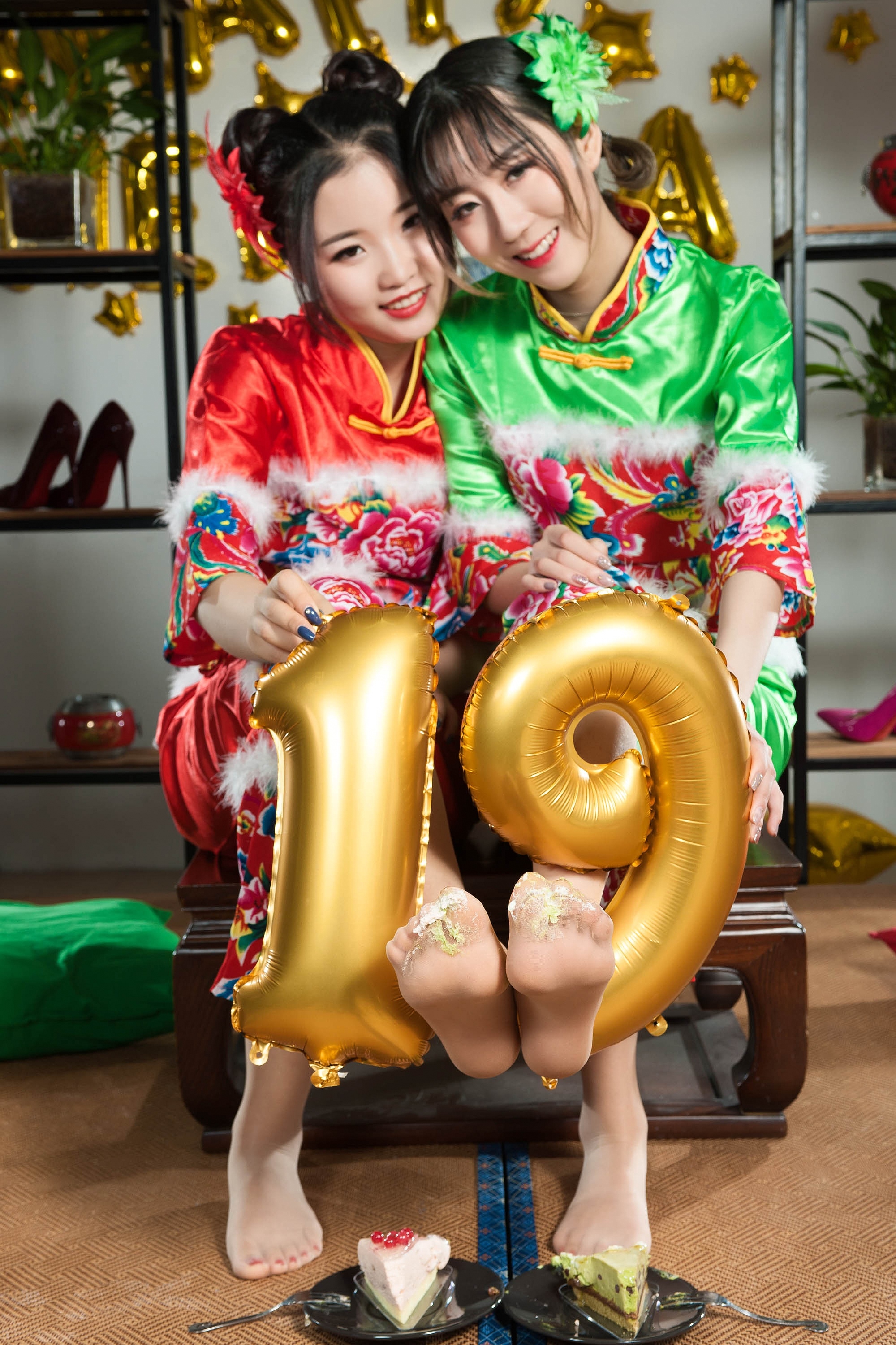 Foot Fetish Twin Flowers 45