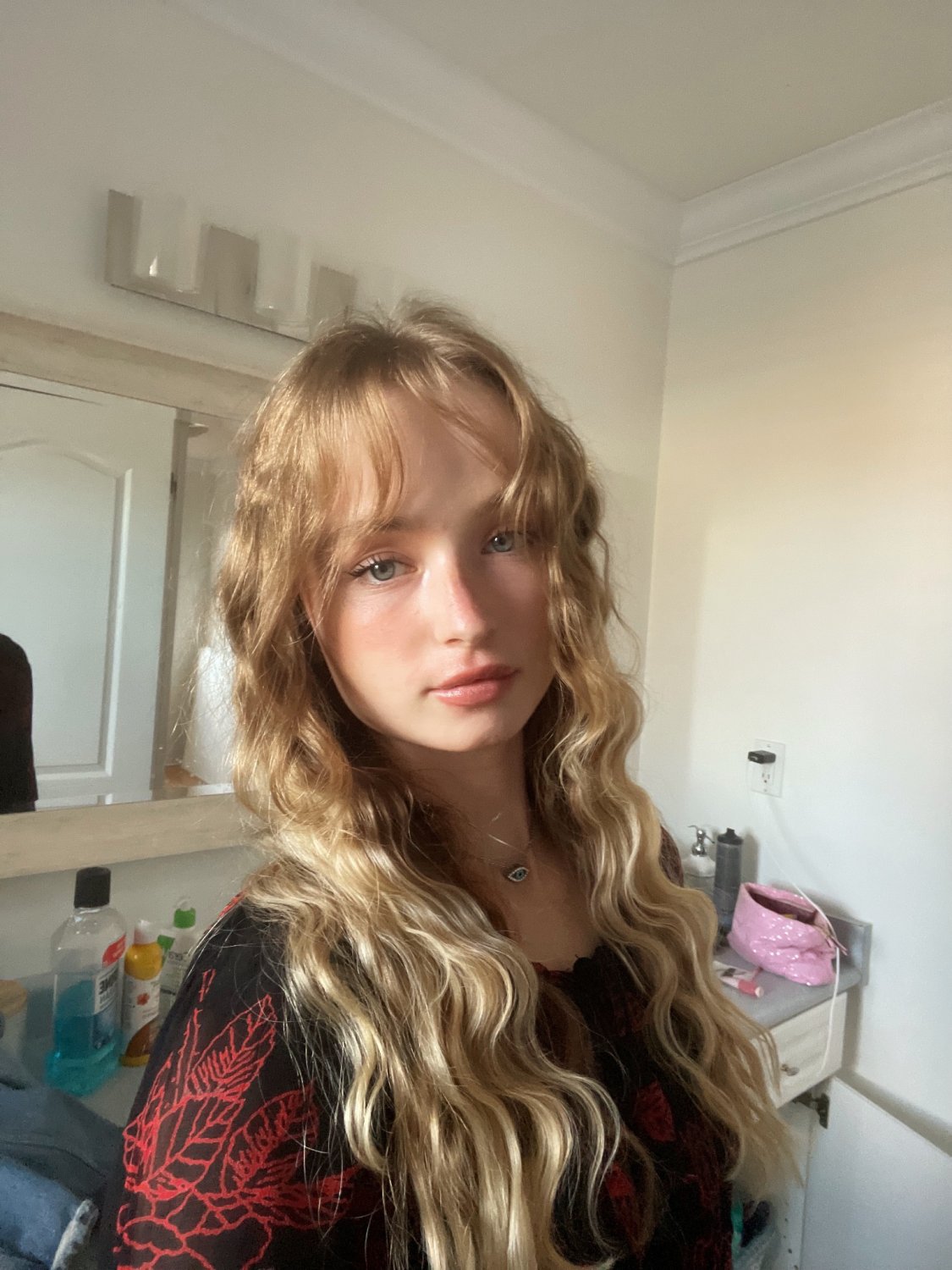 Sexy Blonde Flight Attendant Aniela