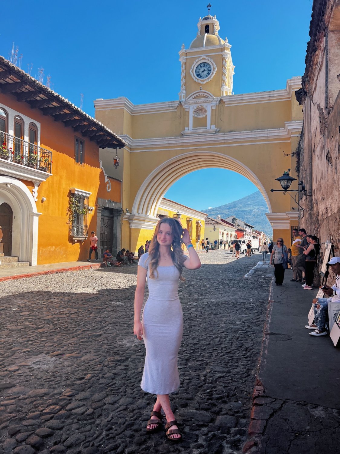 Sexy Blonde Flight Attendant Aniela