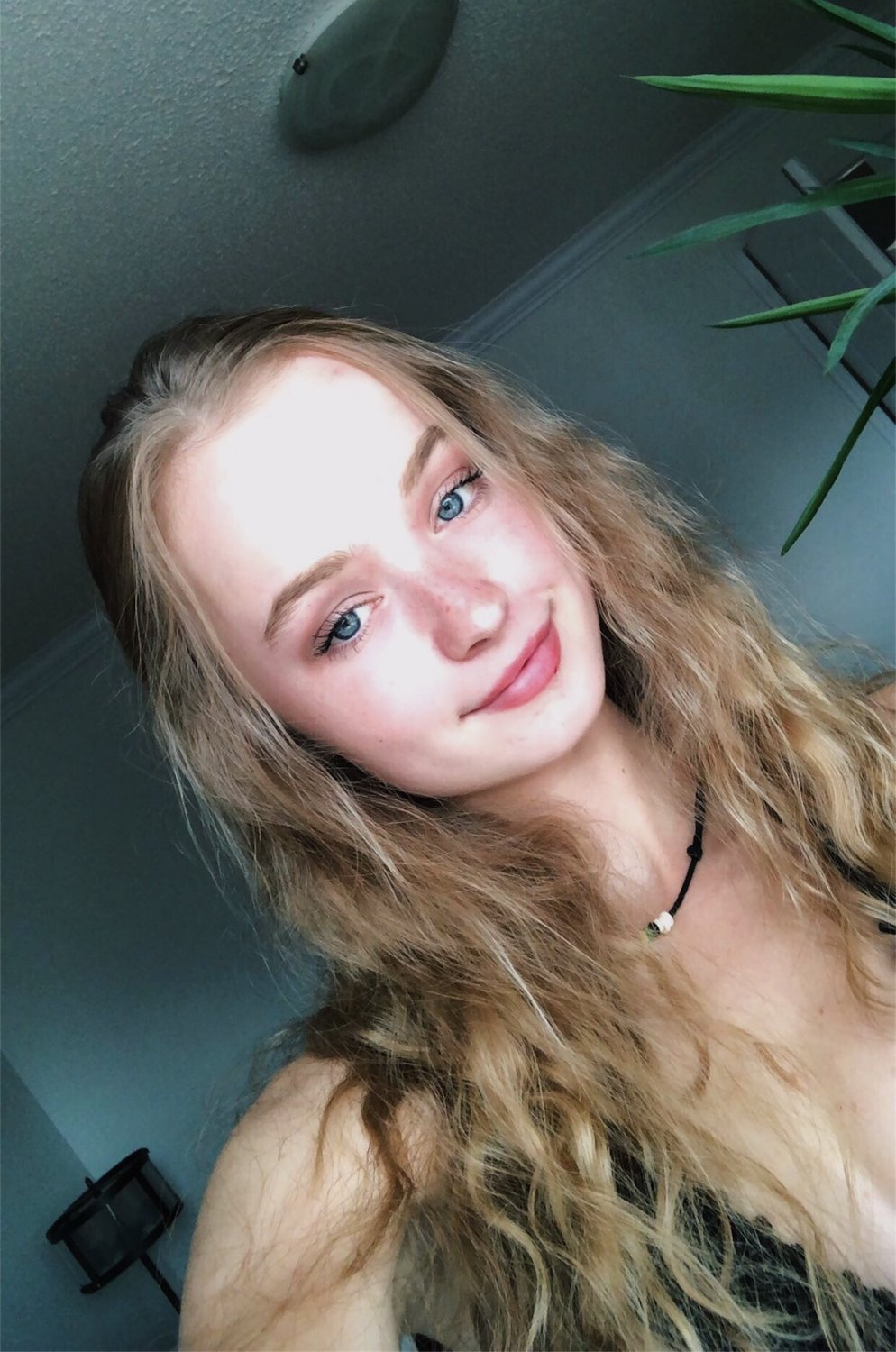 Sexy Blonde Flight Attendant Aniela