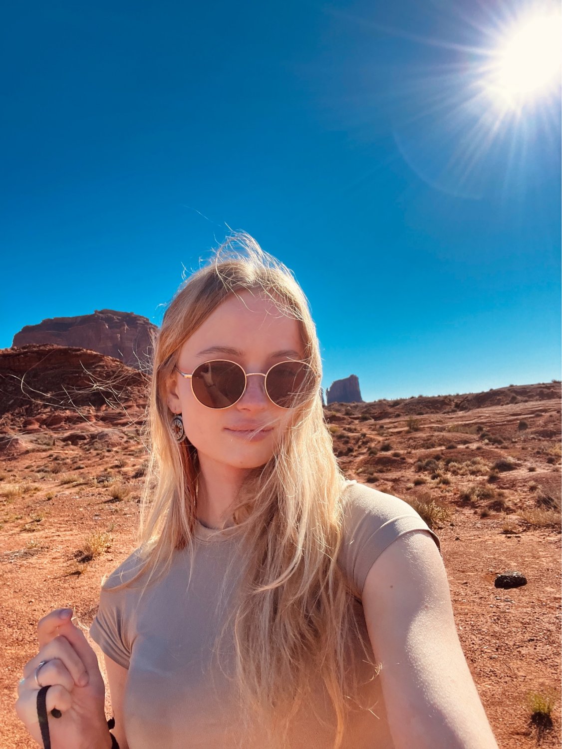 Sexy Blonde Flight Attendant Aniela