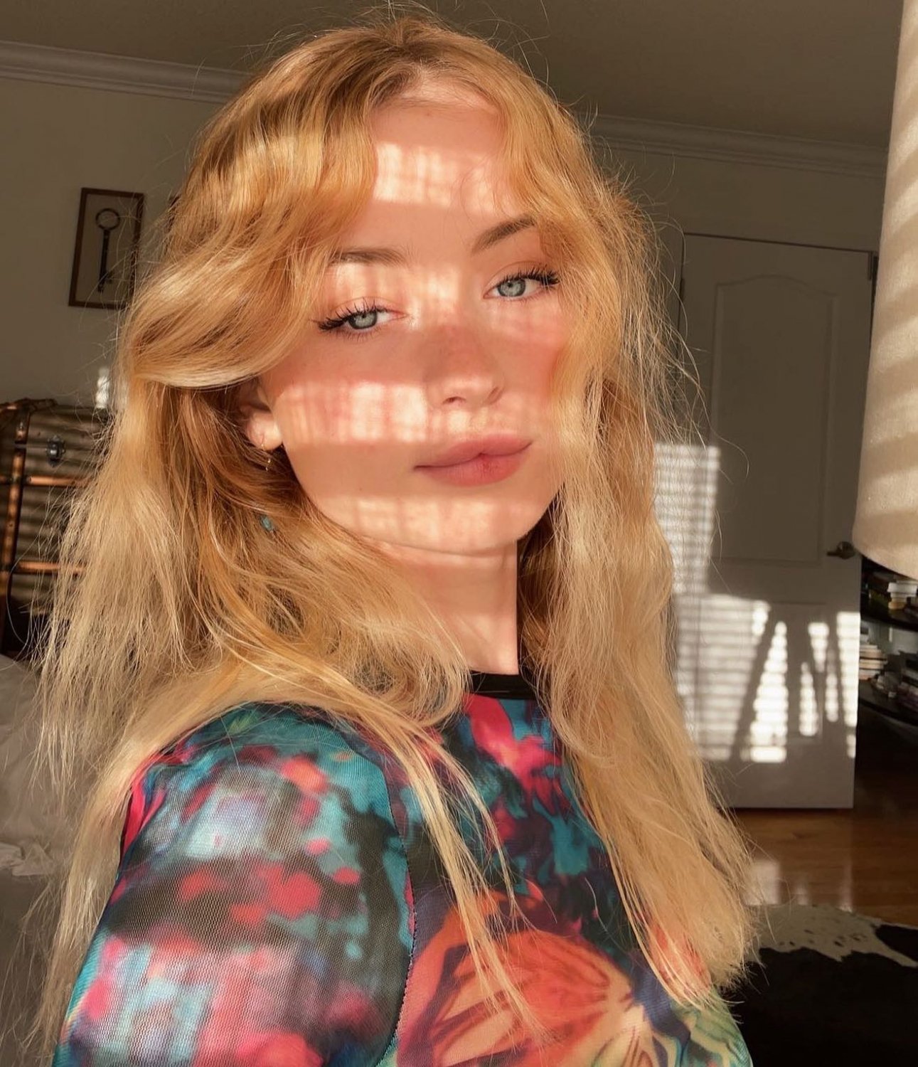 Sexy Blonde Flight Attendant Aniela