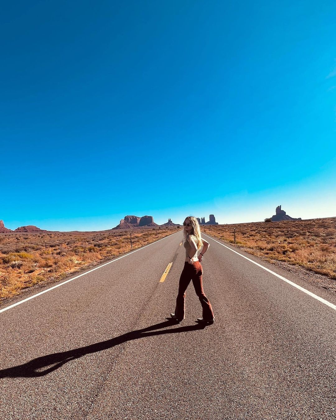 Sexy Blonde Flight Attendant Aniela