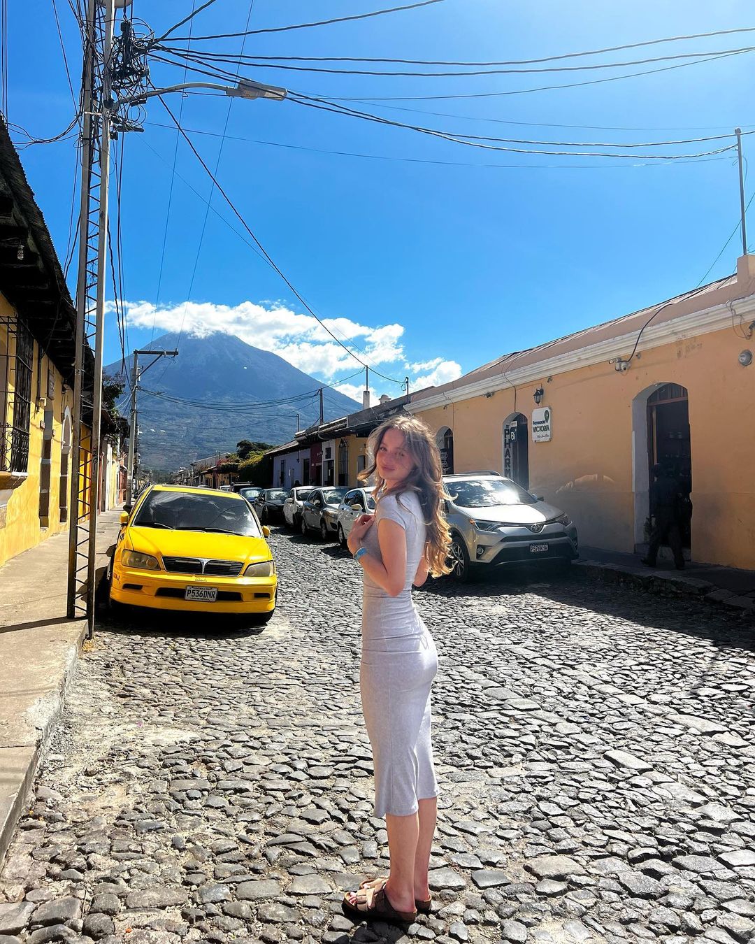 Sexy Blonde Flight Attendant Aniela