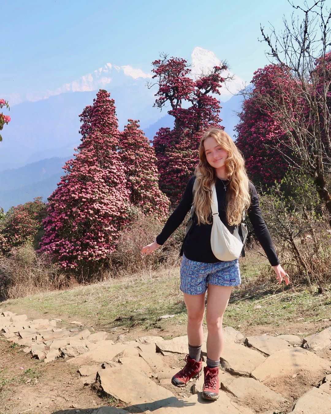 Sexy Blonde Flight Attendant Aniela