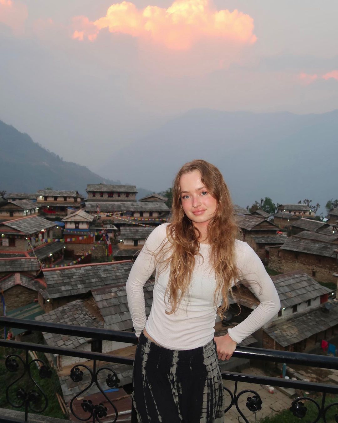 Sexy Blonde Flight Attendant Aniela