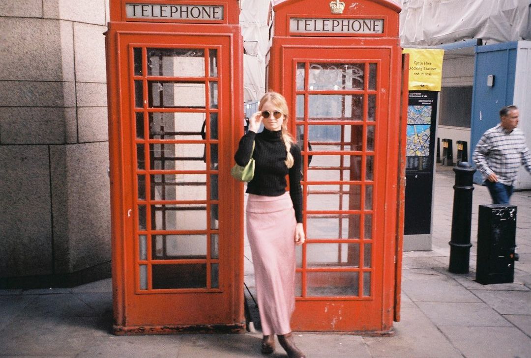 Sexy Blonde Flight Attendant Aniela