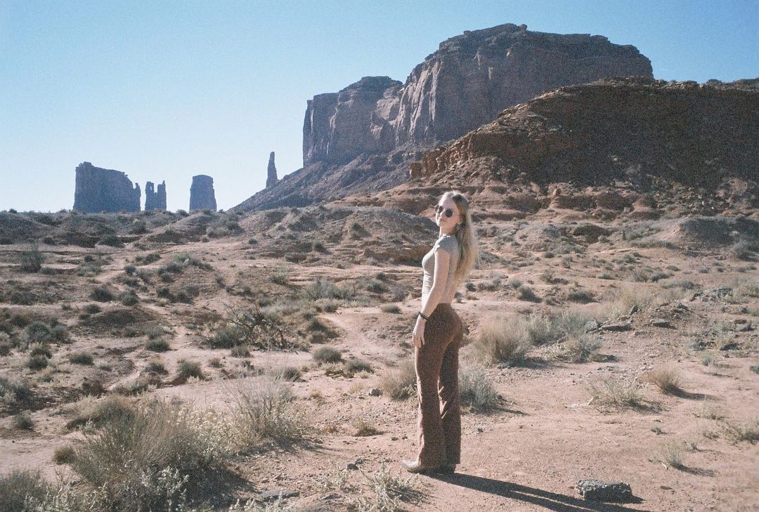 Sexy Blonde Flight Attendant Aniela