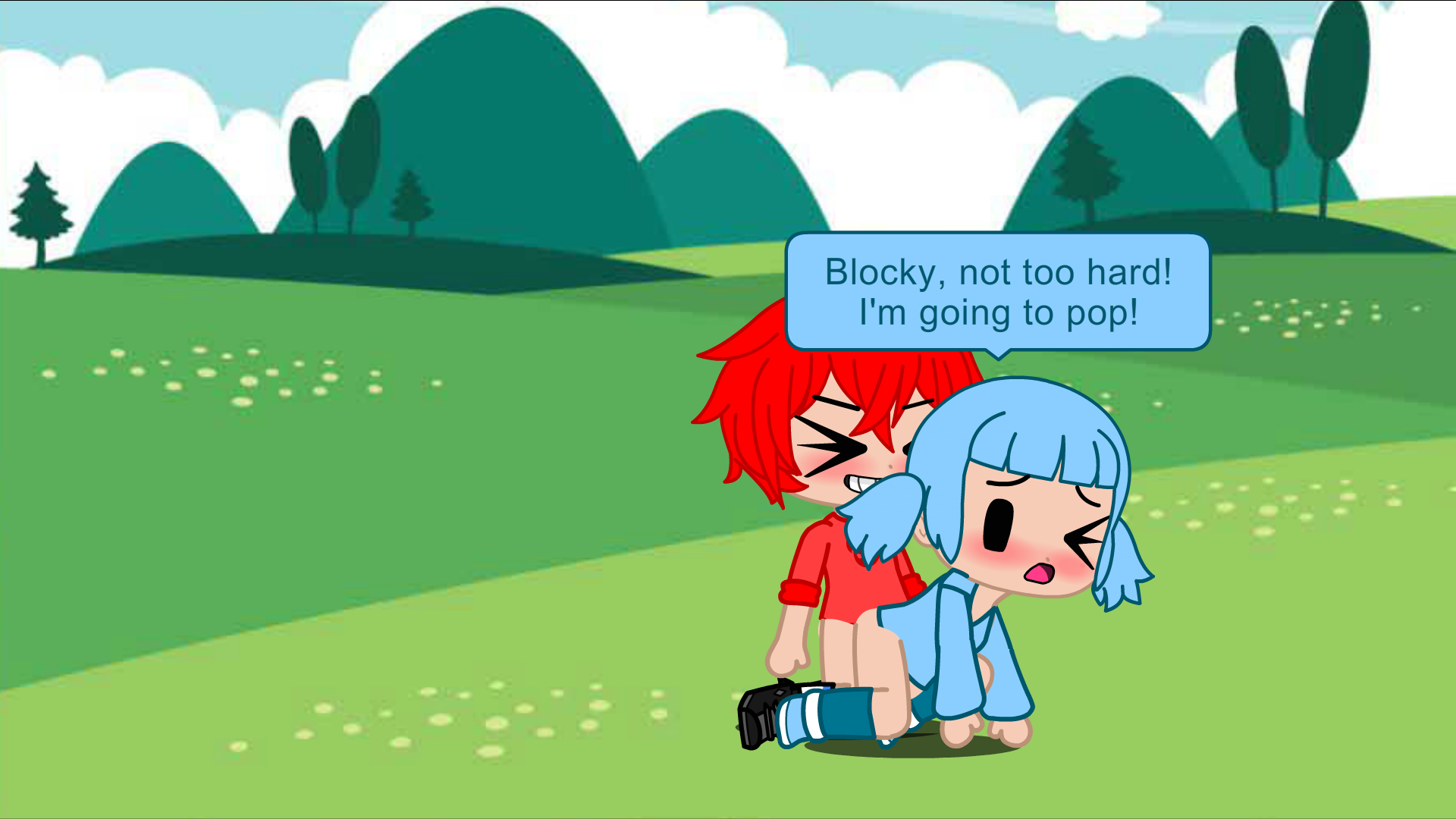 Blocky’s sexy prank