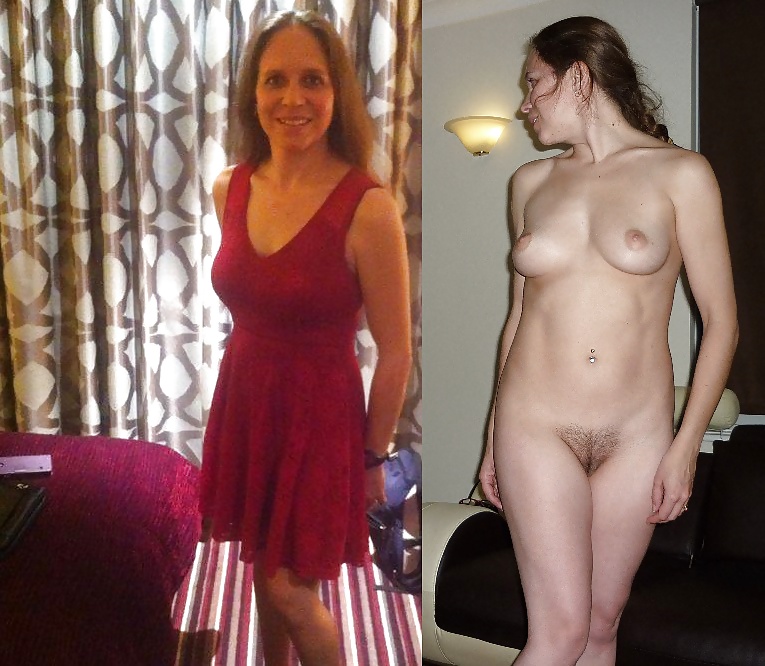 dressed and undressed women