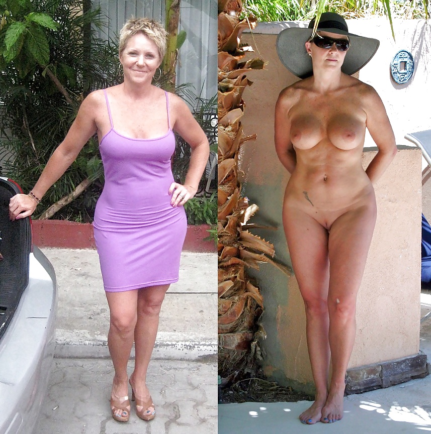 dressed and undressed women