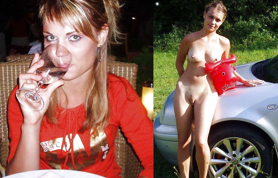 dressed and undressed women